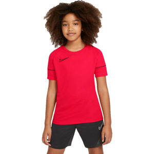 Nike DRI-FIT ACADEMY Chlapecké fotbalové tričko, Červená,Černá, velikost XL
