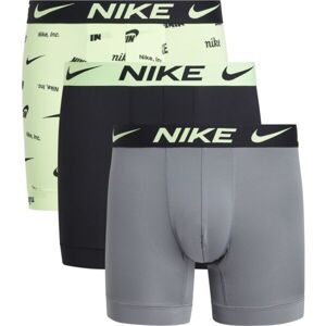 Nike DRI-FIT ESSENTIAL MICRO BOXER BRIEF 3PK Pánské boxerky, světle zelená, veľkosť L