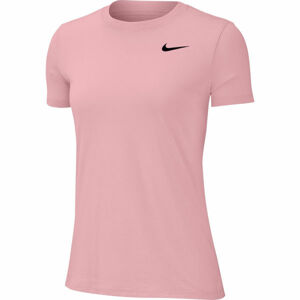 Nike DRI-FIT LEGEND Dámské tréninkové tričko, Růžová,Černá, velikost L