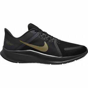Nike QUEST 4 Pánská běžecká obuv, Černá,Zlatá, velikost 8.5