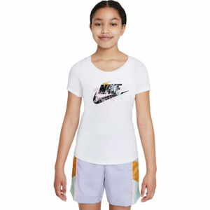 Nike SPORTSWEAR Dívčí tričko, Bílá,Černá, velikost S