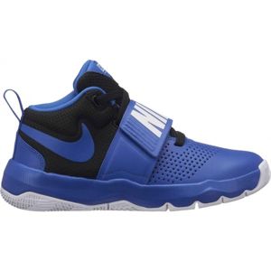 Nike TEAM HUSTLE D8 GS modrá 5.5Y - Dětská basketbalová obuv
