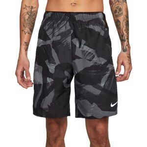 Nike DF CHLNGR 9UL SHORT CAMO Pánské šortky, černá, velikost S