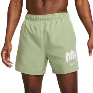Nike DF RN DVN CHLNGR 5BF SHRT Pánské šortky, světle zelená, velikost S