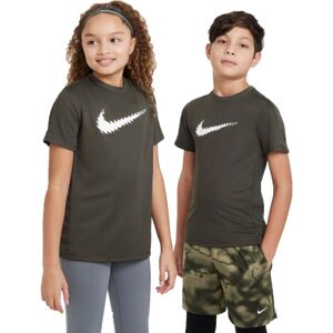 Nike Dětské tričko Dětské tričko, khaki, velikost M