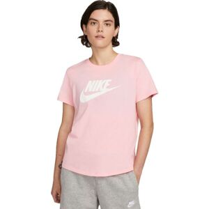Nike NSW TEE ESSNTL ICN FTRA Dámské tričko, růžová, velikost XL