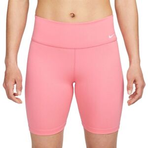 Nike ONE DF MR 7IN SHRT W Dámské sportovní šortky, růžová, velikost L