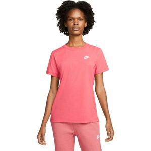 Nike NSW CLUB TEE W Růžová L - Dámské tričko