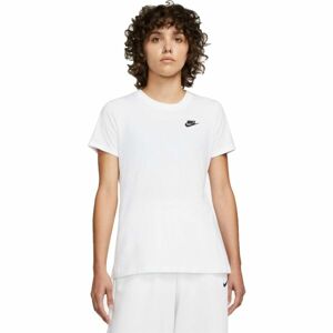 Nike SPORTSWEAR CLUB Dámské tričko, bílá, veľkosť XL