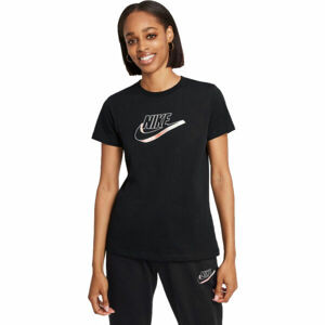 Nike NSW TEE FUTURA W Dámské tričko, černá, velikost L