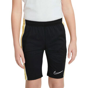 Nike DRY ACD M18 SHORT KZ FPJB Y Chlapecké fotbalové kraťasy, Černá,Žlutá,Bílá, velikost XS
