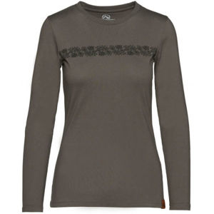 Northfinder ORGESA Dámské tričko s dlouhým rukávem, khaki, veľkosť L