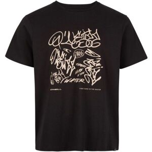 O'Neill GRAFFITI Pánské tričko, černá, velikost L