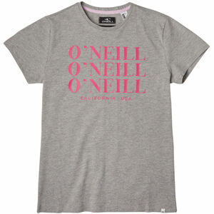 O'Neill LG ALL YEAR SS T-SHIRT Dívčí tričko, šedá, velikost 152