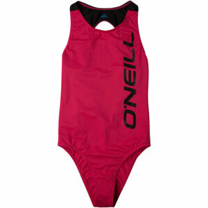 O'Neill PG SUN & JOY SWIMSUIT Dívčí jednodílné plavky, Růžová,Černá, velikost 140