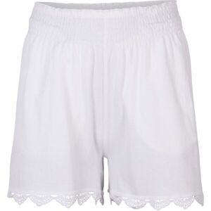 O'Neill SMOCKED SHORTS Dámské šortky, bílá, velikost XL