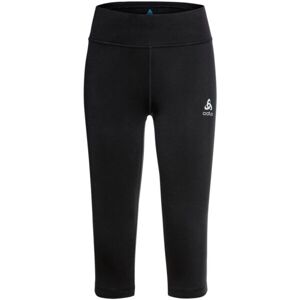 Odlo W ESSENTIAL TIGHTS 3/4 Dámské tříčtvrteční běžecké kalhoty, černá, velikost L