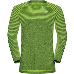 Odlo Pánské tričko s dlouhým rukávem Pánské tričko s dlouhým rukávem, zelená, velikost L