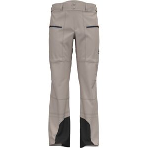Odlo X-ALP 3L Pánské hardshellové kalhoty, béžová, velikost 50