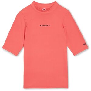O'Neill ESSENTIALS Dívčí plavecké tričko, lososová, veľkosť 12