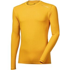 PROGRESS CC TDR Pánské funkční triko s dlouhým rukávem, žlutá, veľkosť M
