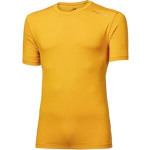 PROGRESS CC TKR Pánské funkční triko s krátkým rukávem, žlutá, veľkosť XXL