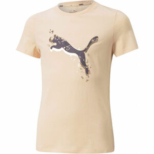 Puma Dívčí triko Dívčí triko, růžová, velikost 152