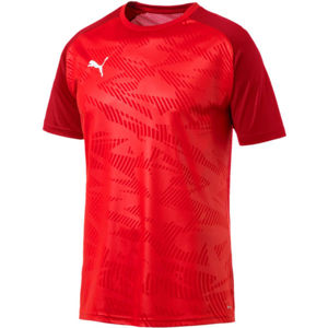 Puma CUP TRAINING JERSEY COR červená L - Pánské sportovní triko