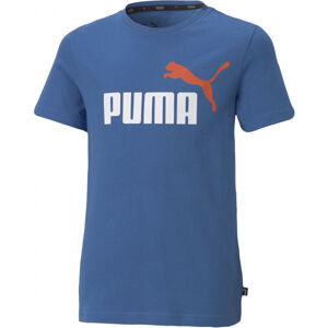 Puma ESS+2 COL LOGO TEE B Dětské triko, zelená, velikost 152
