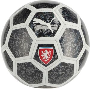Puma FACR FAN BALL MINI Mini fotbalový míč, černá, velikost