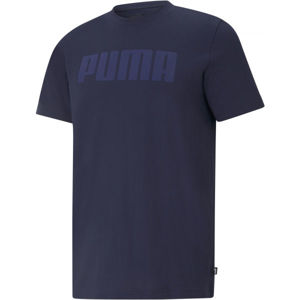 Puma MODERN BASIC TEE Pánské triko, tmavě modrá, velikost