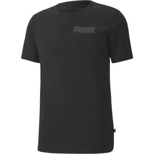 Puma MODERN BASICS TEE Pánské triko, Černá,Šedá, velikost S