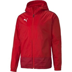 Puma TEAMGOAL 23 TRAINING RAIN JACKET Pánská sportovní bunda, červená, velikost