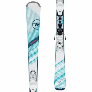 Rossignol UNIQUE CA + XPRESS 10 GW Dámské sjezdové lyže, světle modrá, veľkosť 156