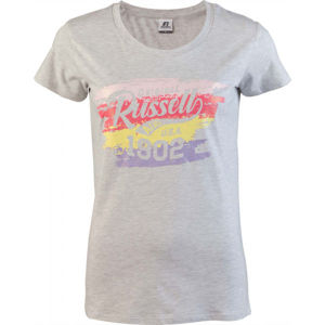 Russell Athletic REVEAL S/S CREWNECK TEE SHIRT Dámské tričko, šedá, veľkosť XS