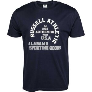 Russell Athletic ALABAMA Pánské tričko, Tmavě modrá,Bílá, velikost S