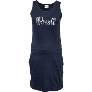 Russell Athletic DRESS SLEEVELESS Dámské šaty, Tmavě modrá,Bílá, velikost S