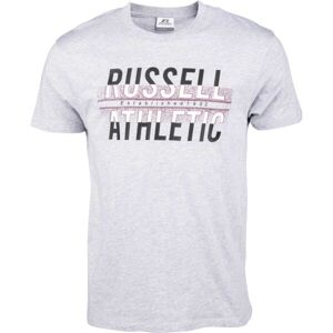 Russell Athletic LARGE TRACKS Pánské tričko, Šedá,Černá,Červená, velikost S