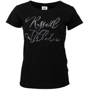 Russell Athletic Dámské tričko Dámské tričko, černá, velikost M