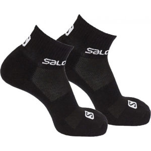 Salomon EVASION 2-PACK Unisex ponožky, Černá,Bílá, velikost S