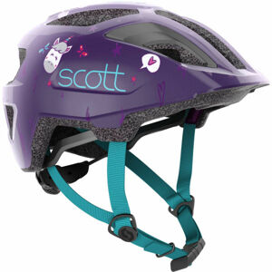 Scott SPUNTO KID Dětská helma na kolo, fialová, velikost (46 - 52)