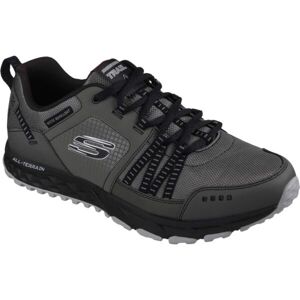 Skechers ESCAPE PLAN Pánská volnočasová obuv, tmavě šedá, velikost 42