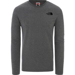 The North Face EASY DEEP M Pánské tričko, šedá, velikost XL