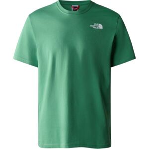 The North Face Pánské tričko krátkými rukávy Pánské tričko krátkými rukávy, zelená, velikost M