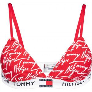 Tommy Hilfiger PADDED TRIANGLE BRA Dámská podprsenka, červená, veľkosť S
