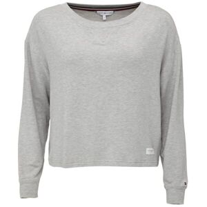 Tommy Hilfiger LS TOP BOAT NECK Dámské tričko, šedá, veľkosť S