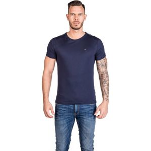 Tommy Hilfiger RN TEE SS Pánské tričko, tmavě modrá, veľkosť XL