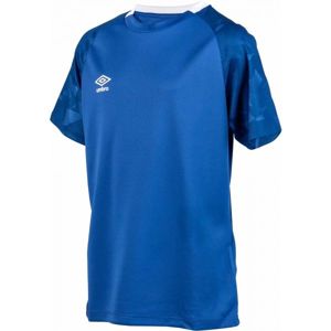 Umbro FRAGMENT JERSEY SS JNR Dětské sportovní triko, Modrá,Bílá, velikost M
