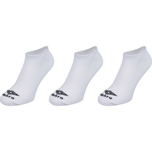 Umbro NO SHOW LINER SOCK - 3 PACK Ponožky, Bílá, velikost L