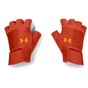 Under Armour MEN'S TRAINING GLOVE Pánské tréninkové rukavice, Červená,Oranžová, velikost L